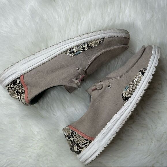 Hey Dude Light Brown Casual Loafers - Picture 2 of 10